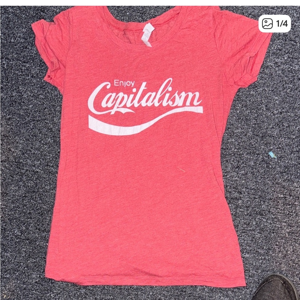 Humor Red Graphic Tee - Picture 5 of 5
